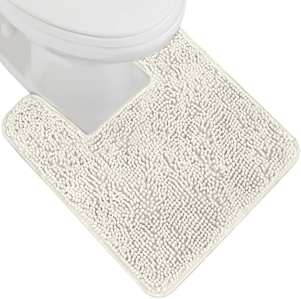 GORILLA GRIP Bath Rug Mat 36x24, Soft Absorbent Chenille, Quick Dry Microfiber Mats, Rubber Backing Washable Shower Floor Rugs, Bathmat Runner, US Designed Bathroom Home Decor Accessories Sage Green