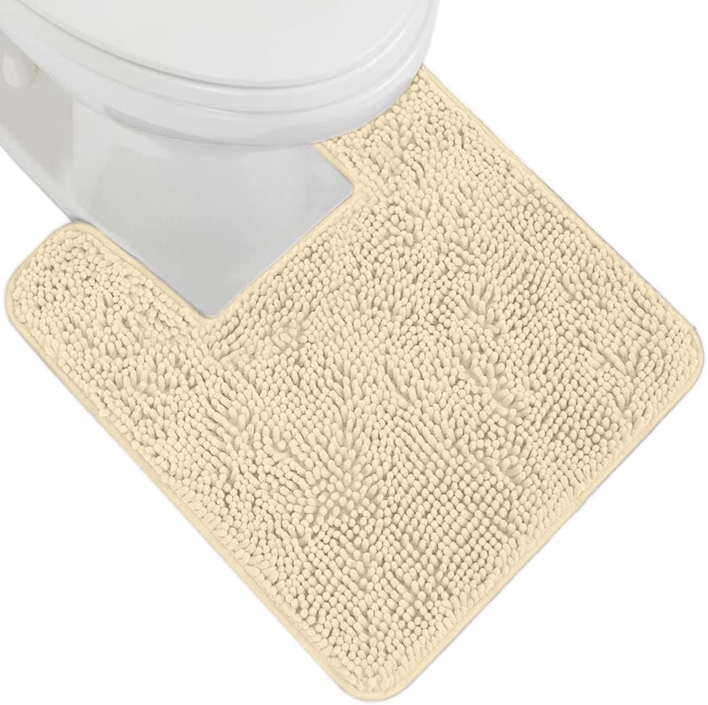 GORILLA GRIP Bath Rug Mat 36x24, Soft Absorbent Chenille, Quick Dry Microfiber Mats, Rubber Backing Washable Shower Floor Rugs, Bathmat Runner, US Designed Bathroom Home Decor Accessories Sage Green