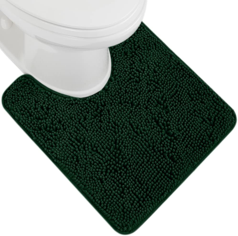 GORILLA GRIP Bath Rug Mat 36x24, Soft Absorbent Chenille, Quick Dry Microfiber Mats, Rubber Backing Washable Shower Floor Rugs, Bathmat Runner, US Designed Bathroom Home Decor Accessories Sage Green