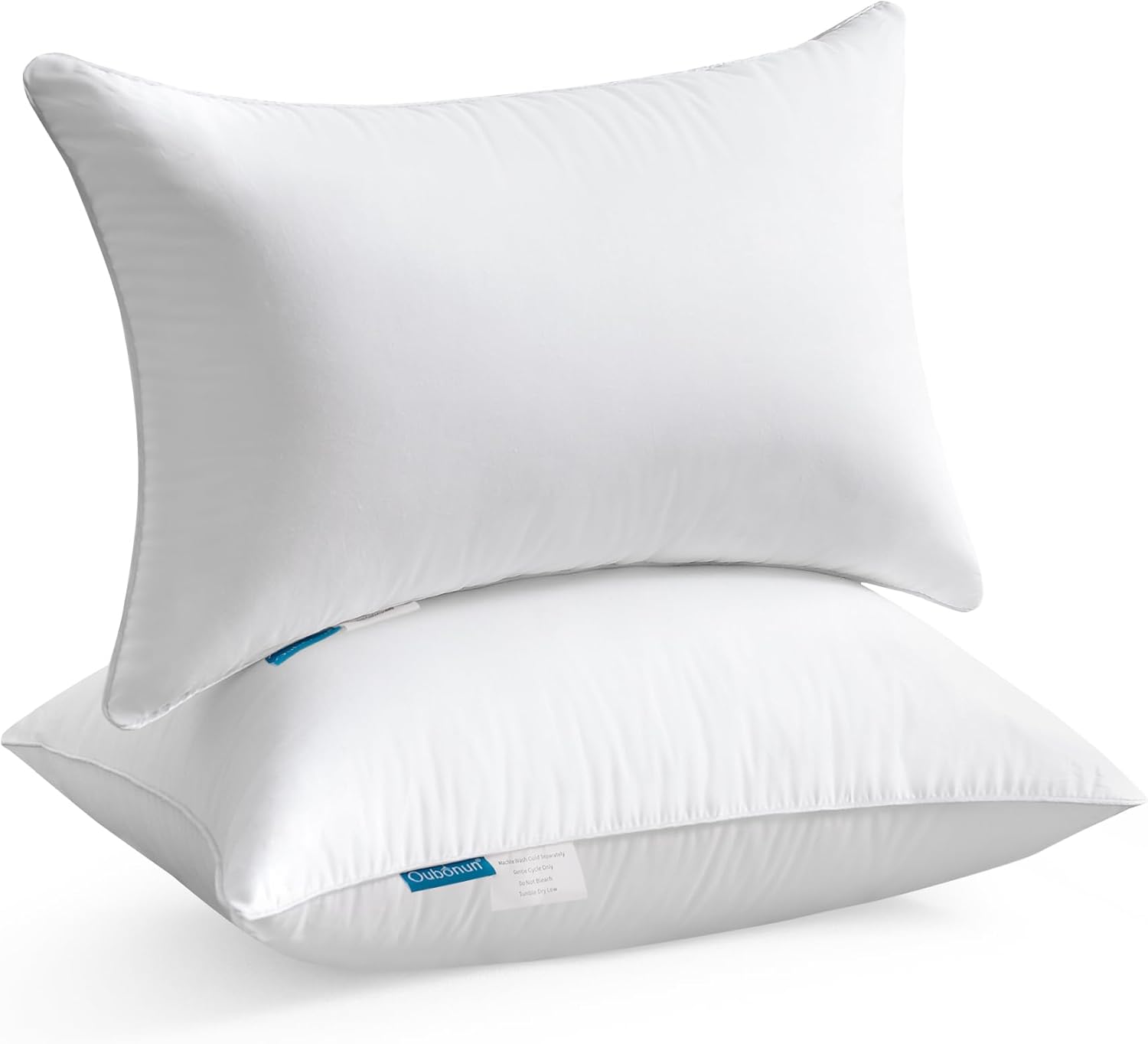 Oubonun 28 x 28 Pillow Inserts (Set of 2) - Euro Pillow Inserts with 100% Cotton Cover - 28 Inch Square Interior Sofa Pillow Inserts - Decorative Pillow Insert Pair - White Couch Pillow