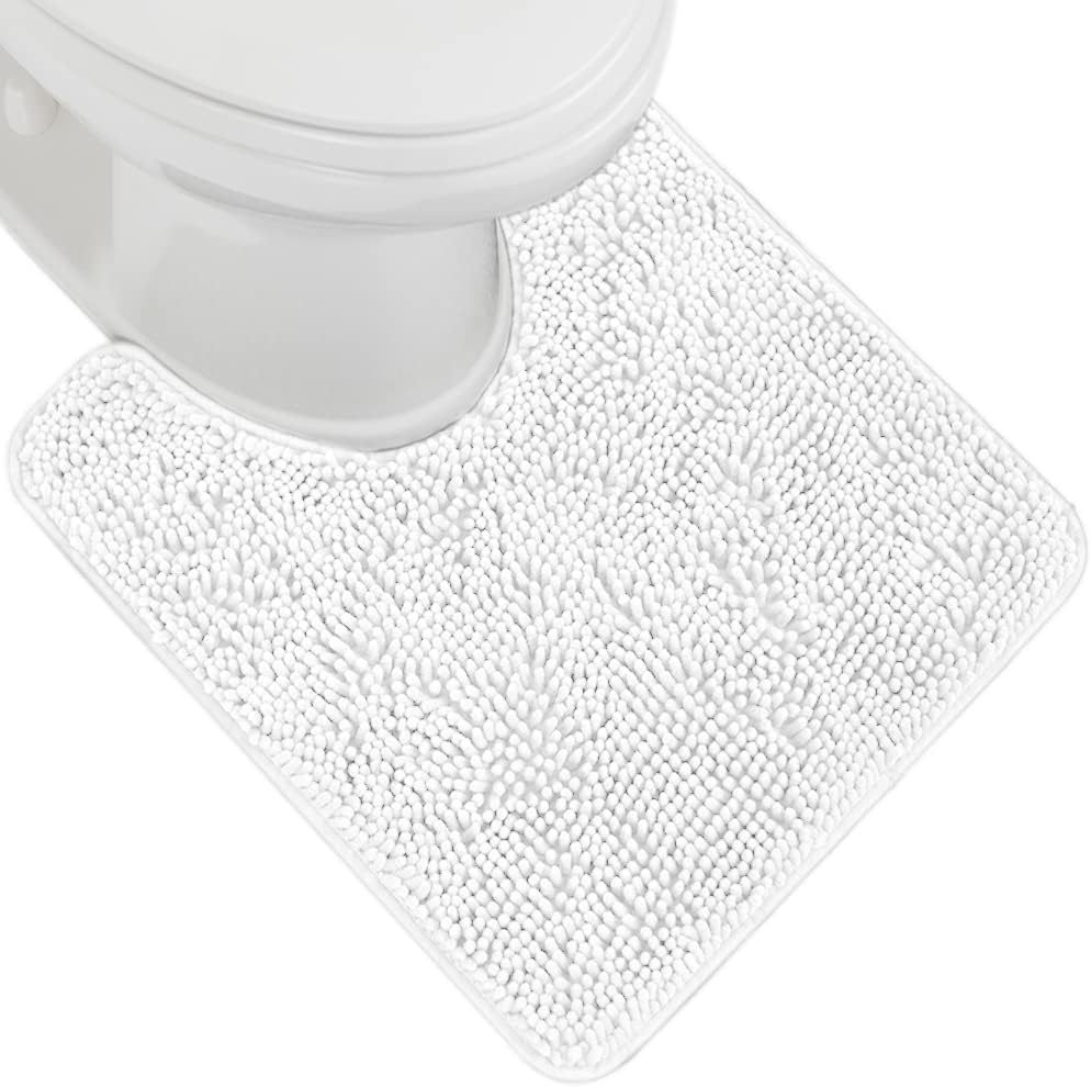 GORILLA GRIP Bath Rug Mat 36x24, Soft Absorbent Chenille, Quick Dry Microfiber Mats, Rubber Backing Washable Shower Floor Rugs, Bathmat Runner, US Designed Bathroom Home Decor Accessories Sage Green