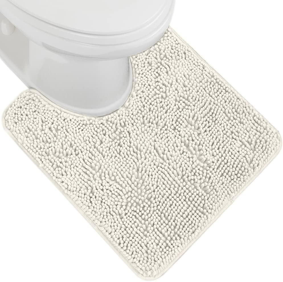 GORILLA GRIP Bath Rug Mat 36x24, Soft Absorbent Chenille, Quick Dry Microfiber Mats, Rubber Backing Washable Shower Floor Rugs, Bathmat Runner, US Designed Bathroom Home Decor Accessories Sage Green