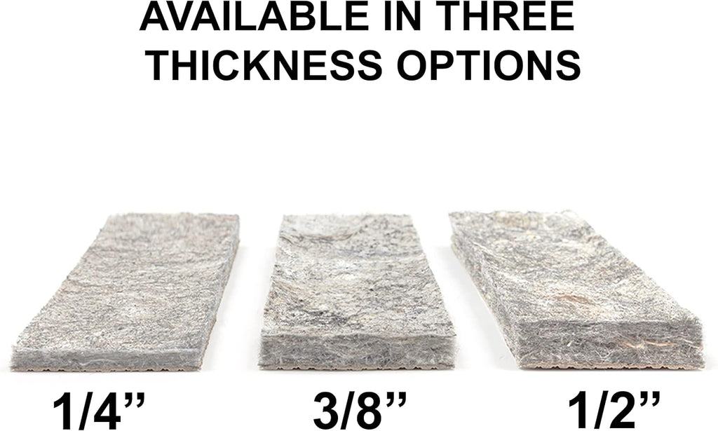 Mohawk Home 8' x 10' Non Slip Rug Pad Gripper 1/4 Thick Dual Surface Felt + Rubber Gripper - Safe for All Floors, Brown