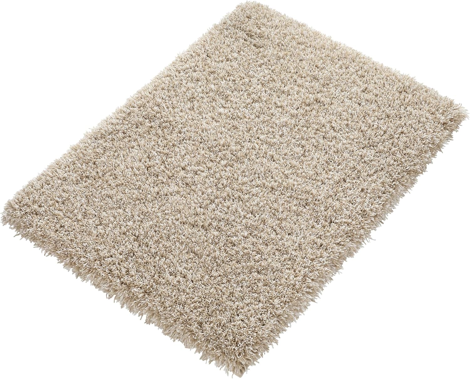 Yimobra Bathroom Rugs Non Slip Washable 36x24, Ultra Soft and Water Absorbent Bath Mats, Plush Fluffy Shower Mat Outside, Luxury Microfiber Thick Matts for Bathroom Floor/Tub, Light Gray and White