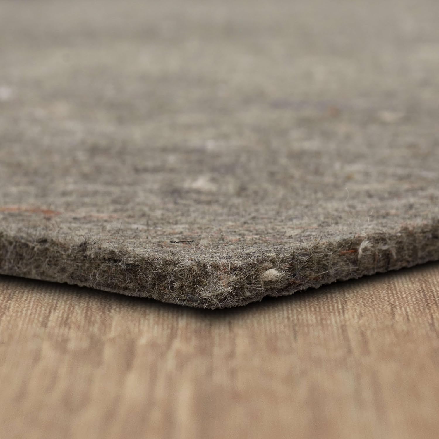 Mohawk Home 8' x 10' Non Slip Rug Pad Gripper 1/4 Thick Dual Surface Felt + Rubber Gripper - Safe for All Floors, Brown