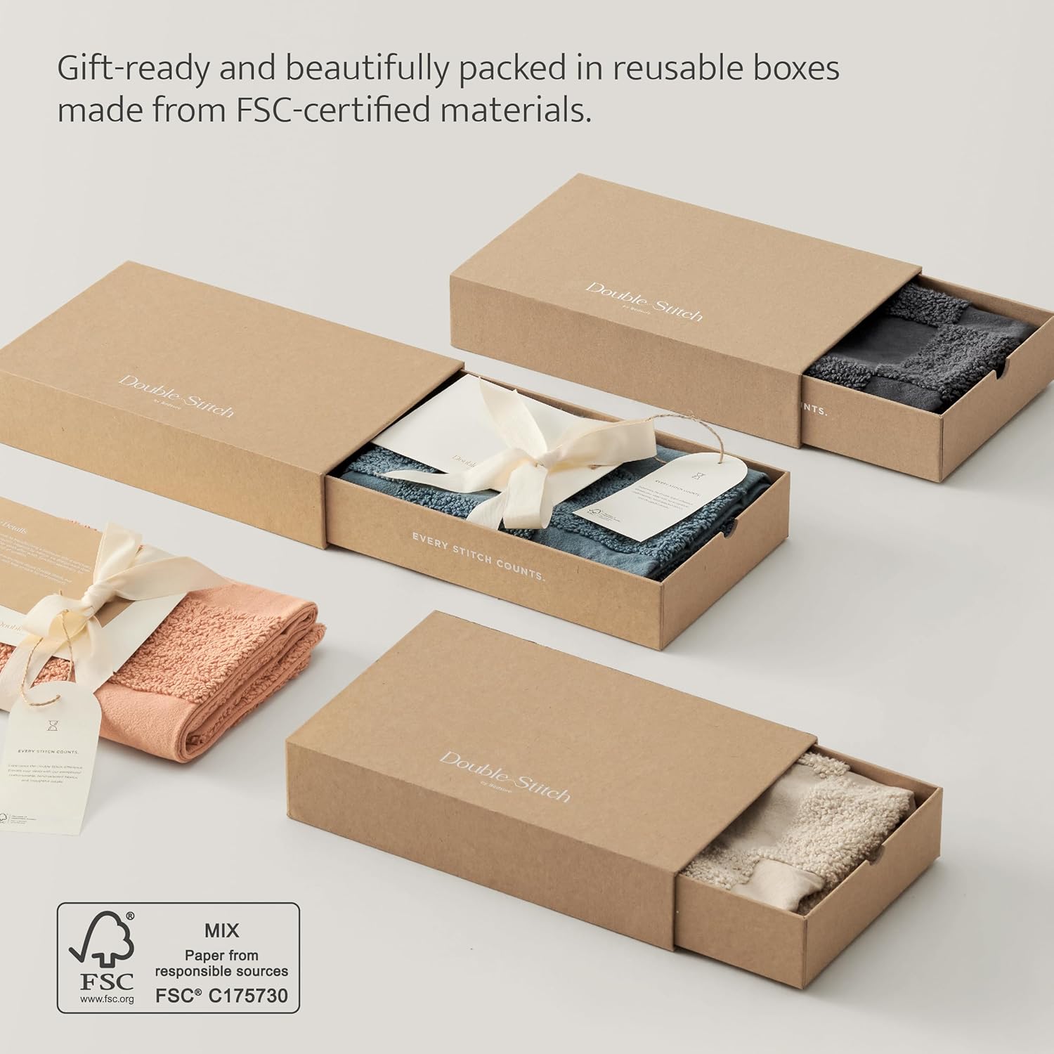 Double Stitch 100% Cotton Throw Pillow Covers - Checkered Tufted Boho Decorative Pillow Covers 20x20, Made in India, Square Cushion Case, Modern Home Decor for Couch, Sofa, Living Room, Charcoal Grey