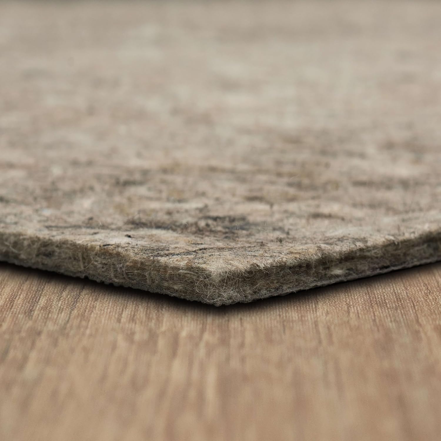 Mohawk Home 8' x 10' Non Slip Rug Pad Gripper 1/4 Thick Dual Surface Felt + Rubber Gripper - Safe for All Floors, Brown