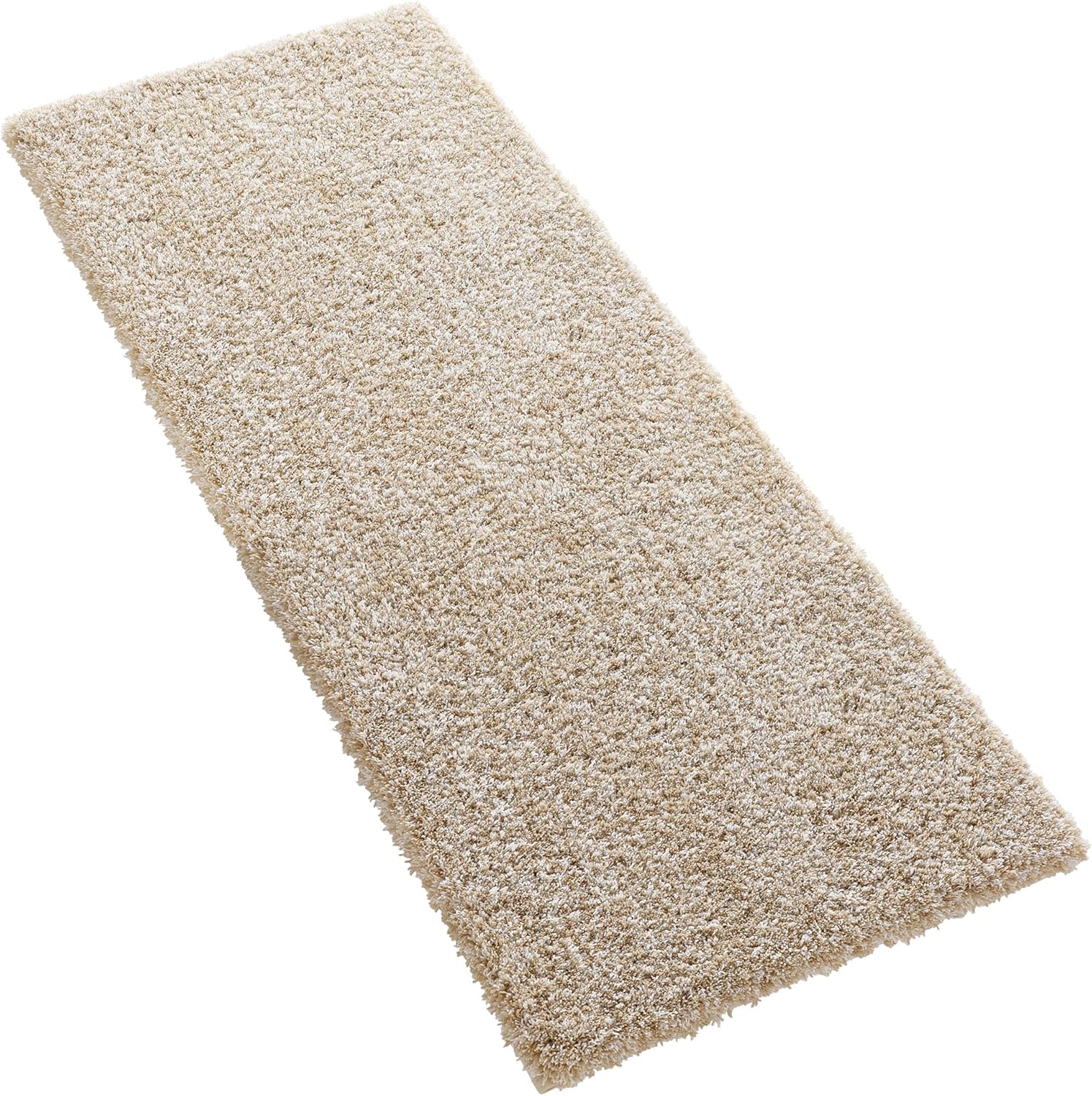 Yimobra Bathroom Rugs Non Slip Washable 36x24, Ultra Soft and Water Absorbent Bath Mats, Plush Fluffy Shower Mat Outside, Luxury Microfiber Thick Matts for Bathroom Floor/Tub, Light Gray and White
